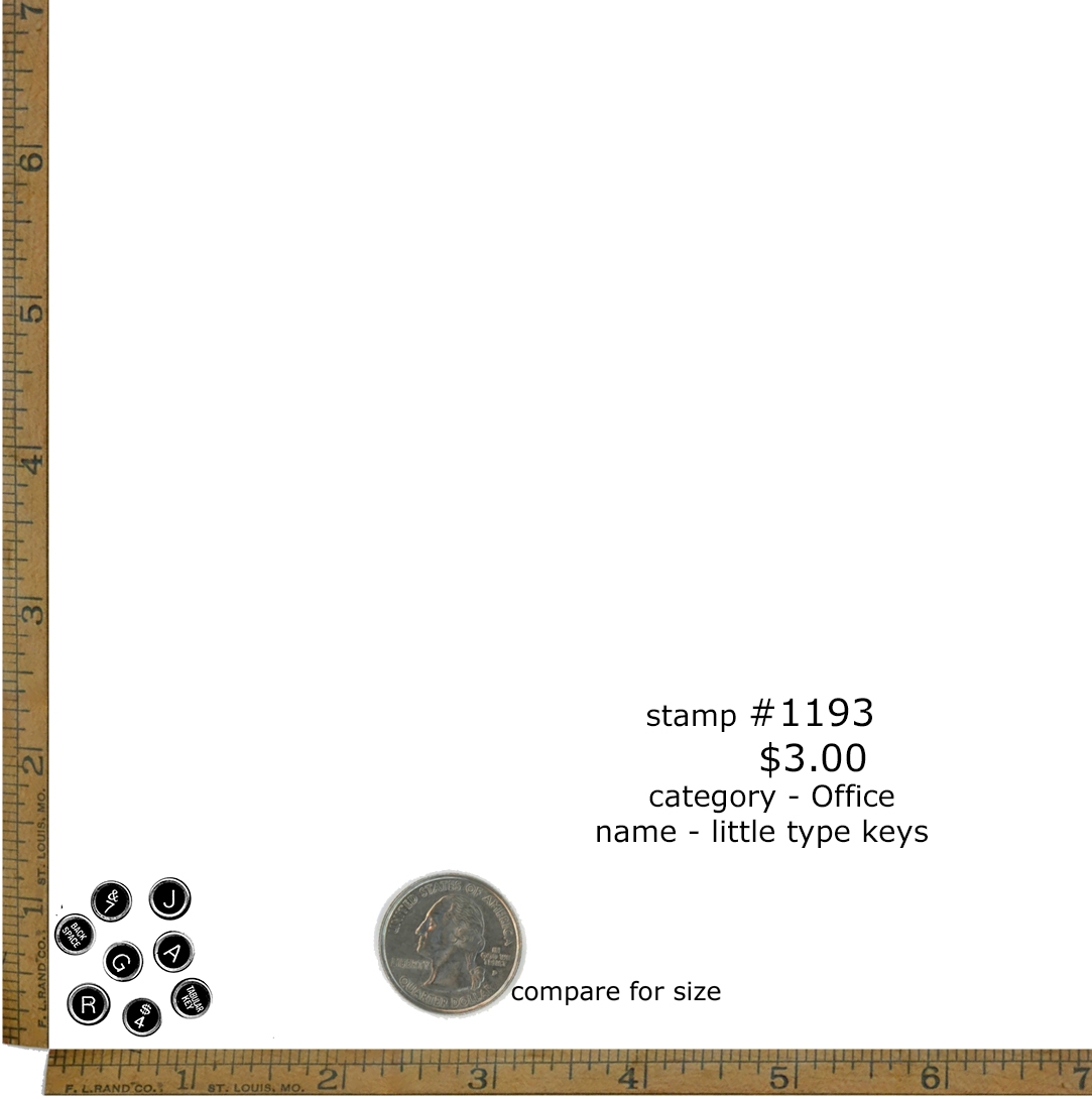 #1193 - Little Type Keys - Office