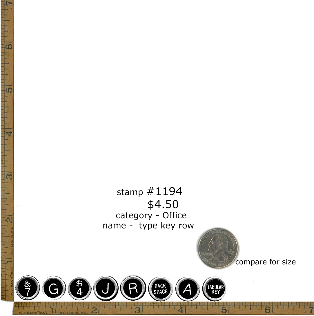 #1194 - Type Key Row - Office
