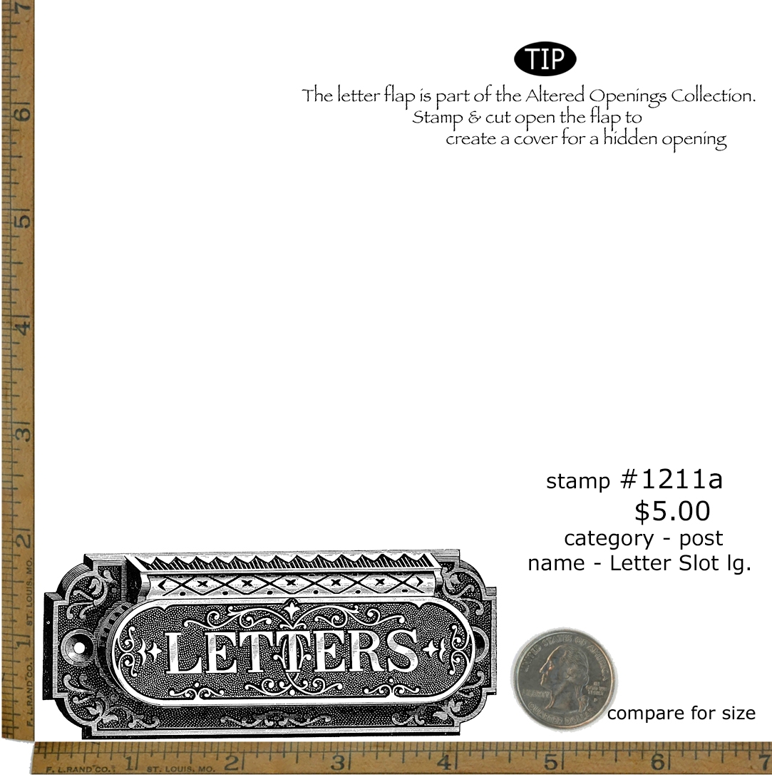 1211a - Letter Slot Lg - Post