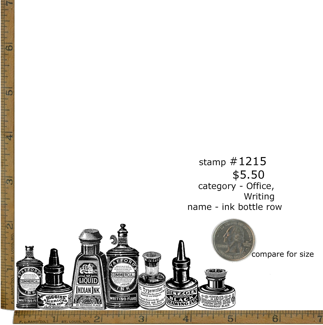 #1215 - Ink Bottle Row - Office/Writing