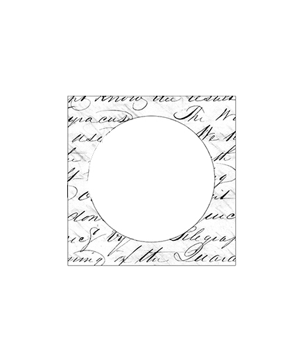 #1297 - Word Script Frame - Writing