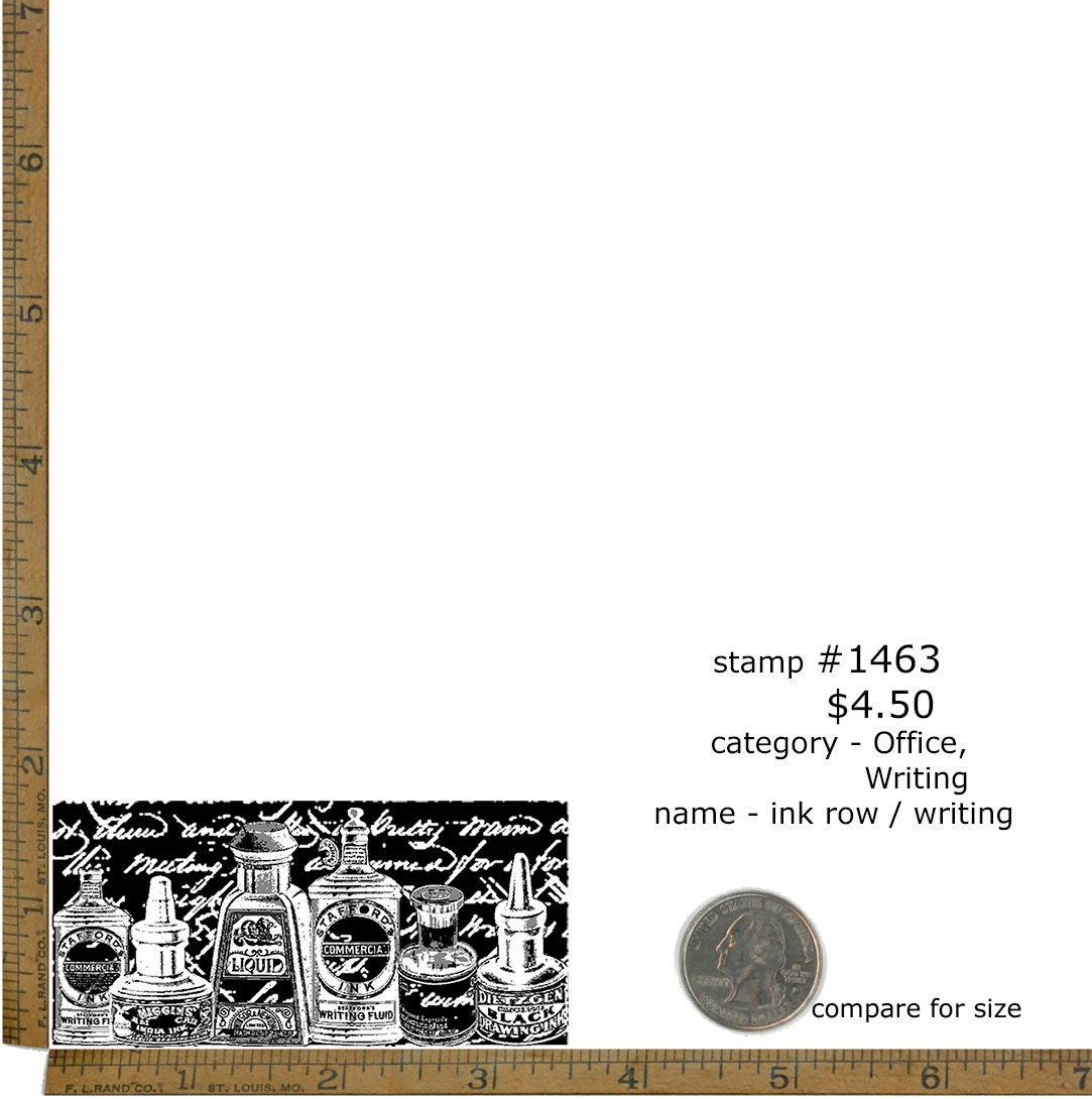 #1463 - Ink Row/Writing - Office/Writing