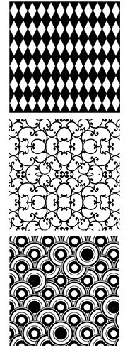 #2735 - 3pc Square Designs - Solder Stamps/Background