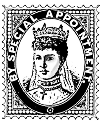#327A - Queen Stamp Lg - Post