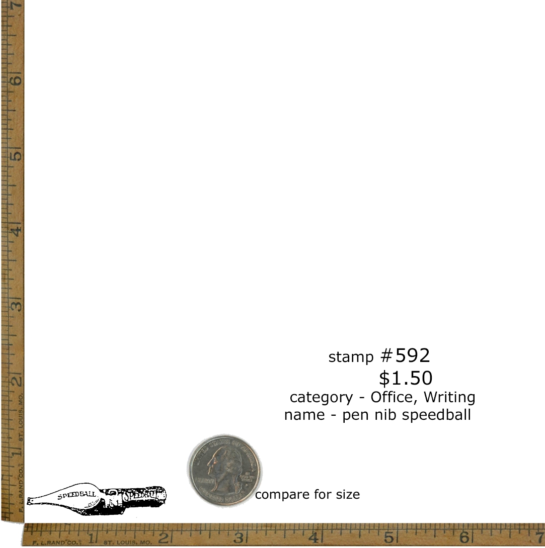 #592 - Pin Nib Speedball - Office/Writing