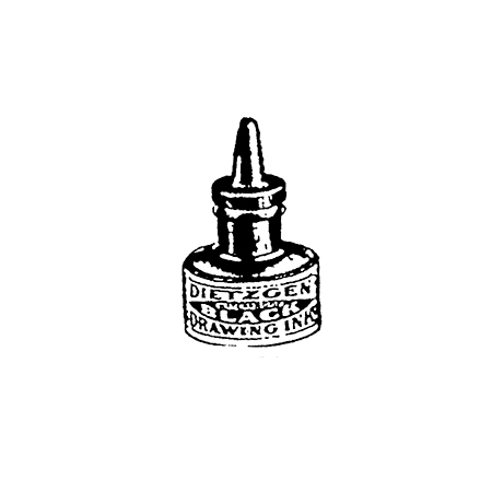#593 - Ink Bottle Sm - Office/Writing