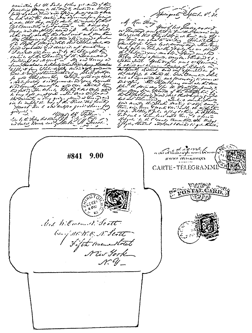 #841 - Envelope Set - Post