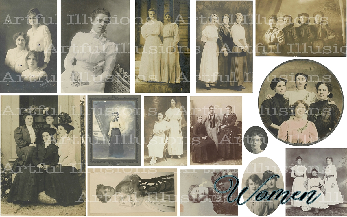 Tintype Transfer Print - Women