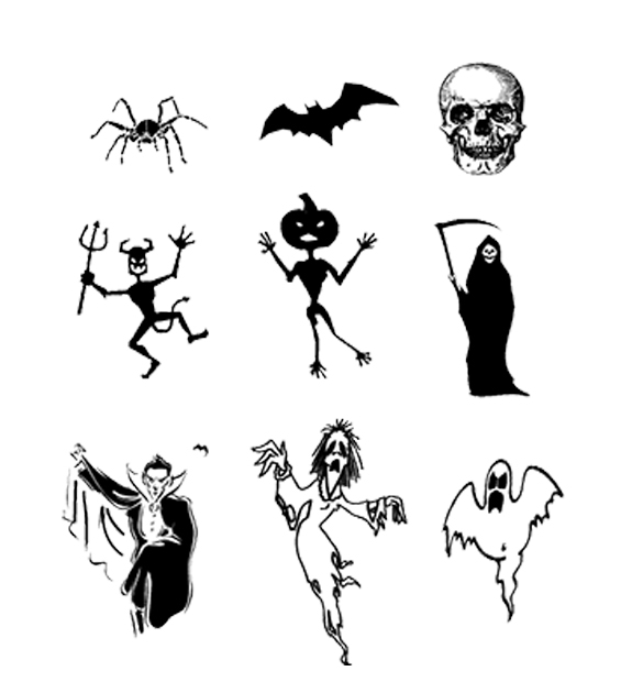 #1977 - Monster Set - Halloween