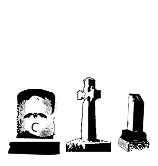 #1984 - Tombstones 3pc - Halloween
