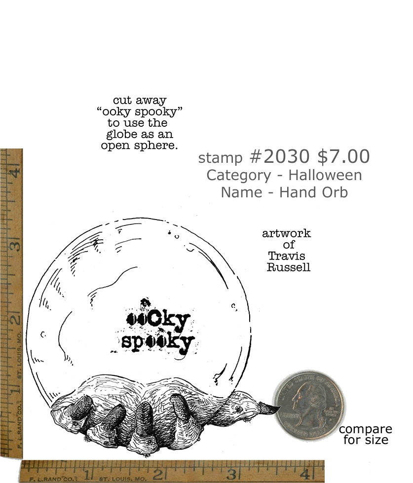 #2030 - Hand Orb - Halloween