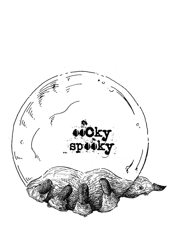 #2030 - Hand Orb - Halloween