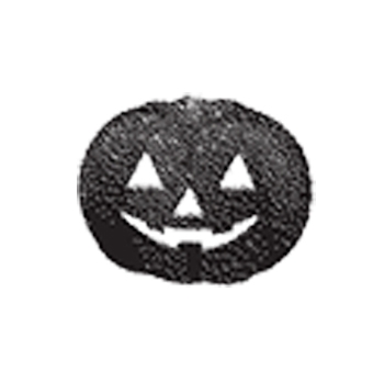 #2404 - Solid Jack'O Sm - Halloween