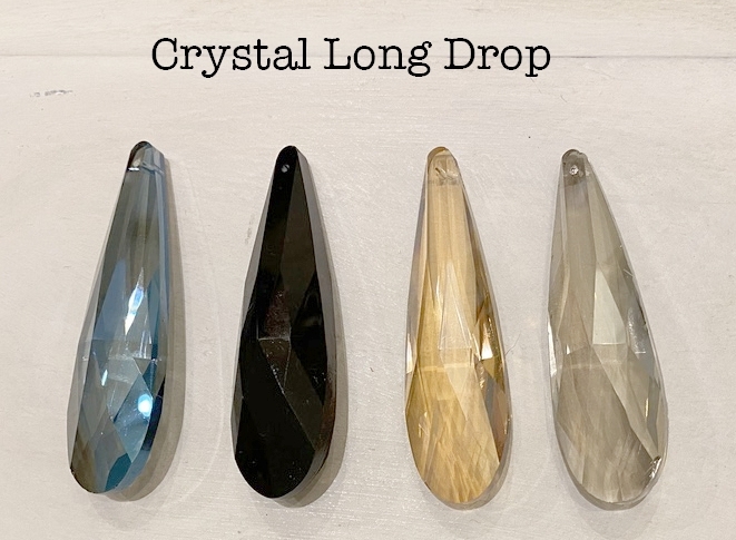 Long Crystal Drops - Large 1