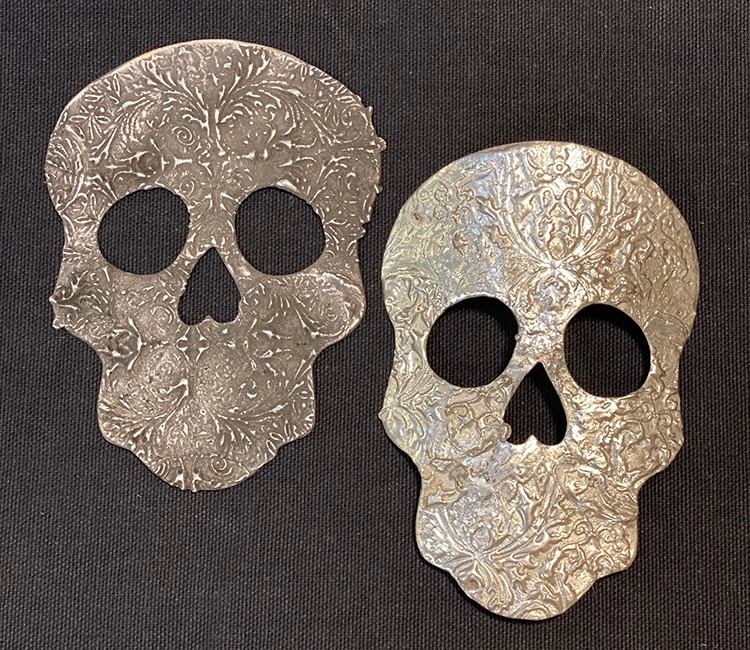 Solder-Stamped Sugar Skull