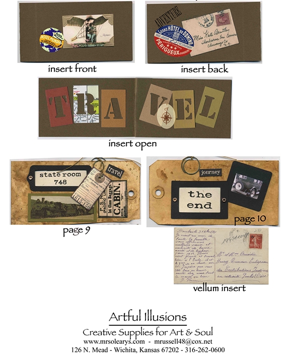 Travel Tag Book Kit