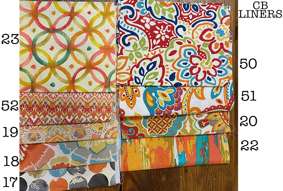 Cross Body Liners: Group B