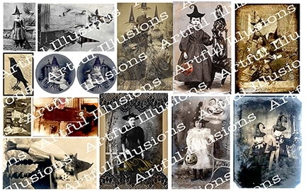 Tintype Transfer Print - Witchy 3