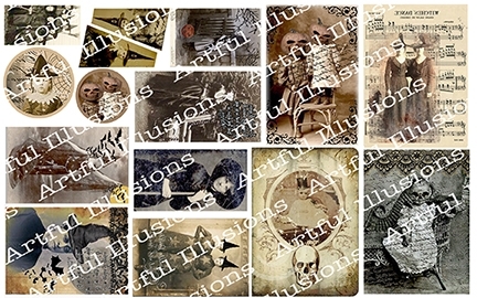 Tintype Transfer Print - Witchy 4