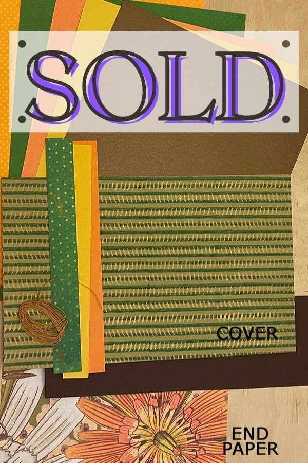 Books By Scratch - Fall Colors, Flower Print #1