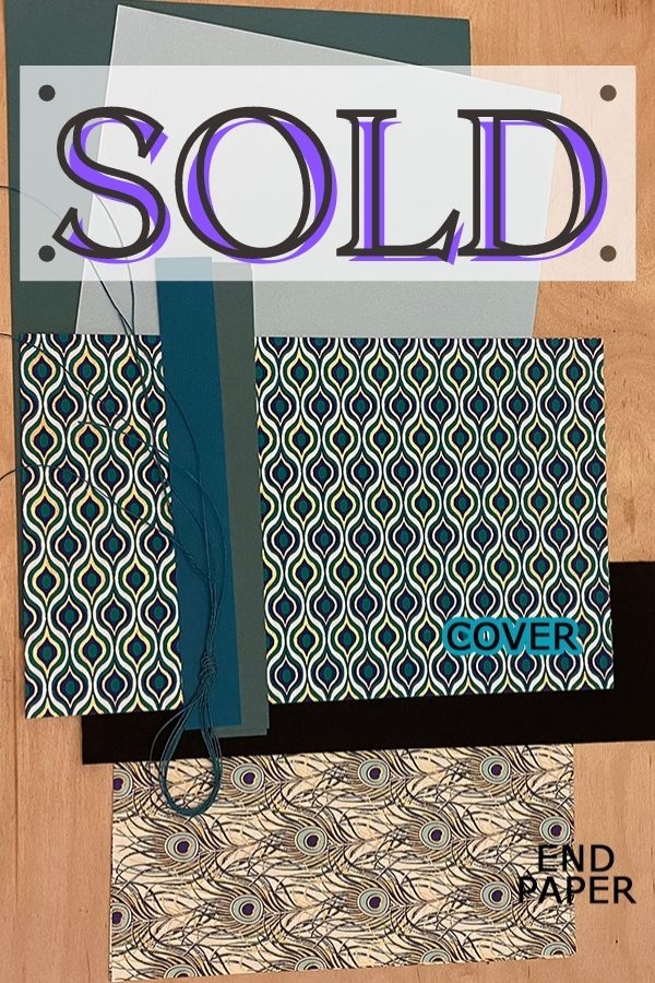 Books By Scratch - Peacock Feathers