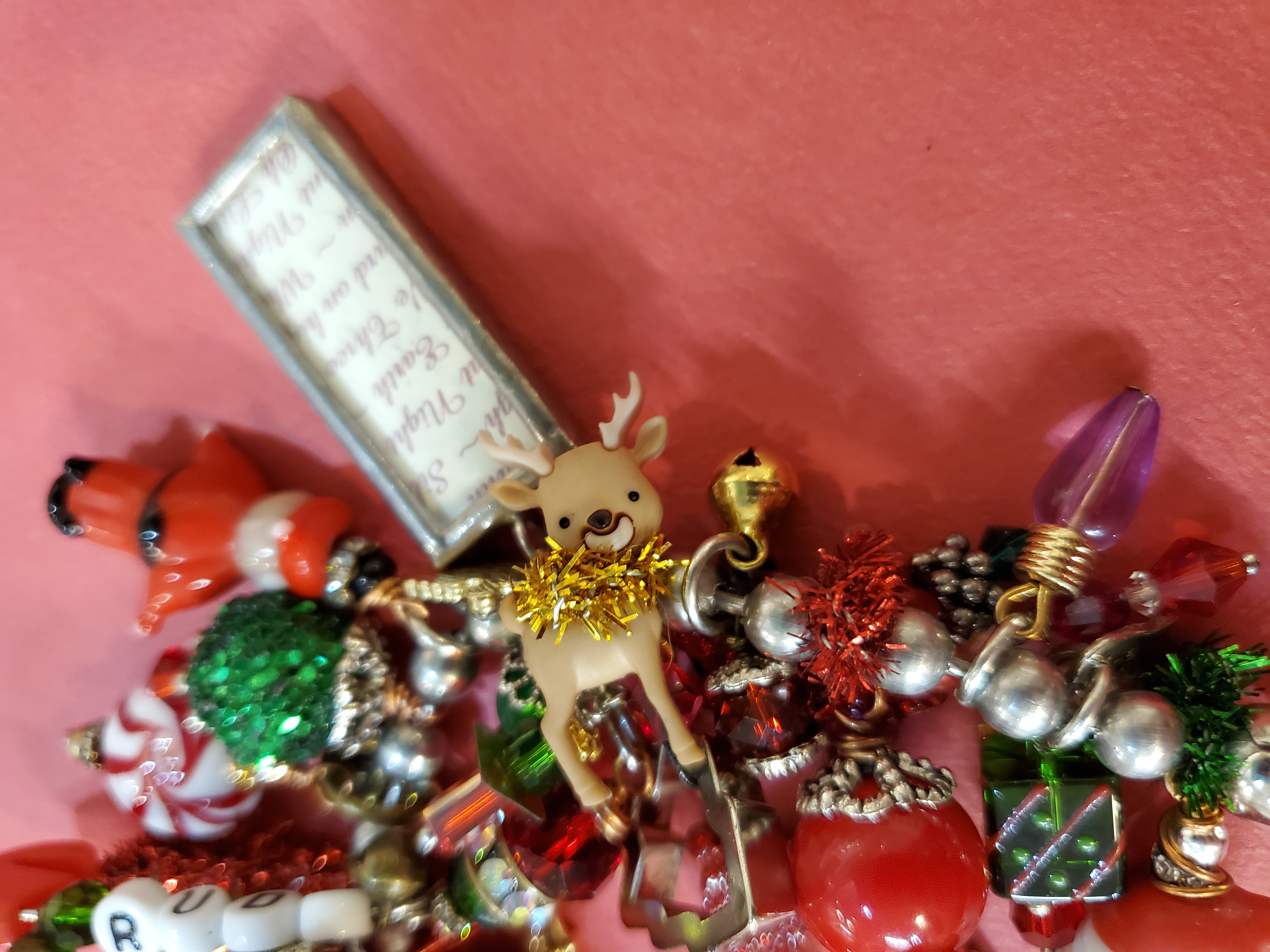 Christmas Junk Jewelry Bracelet